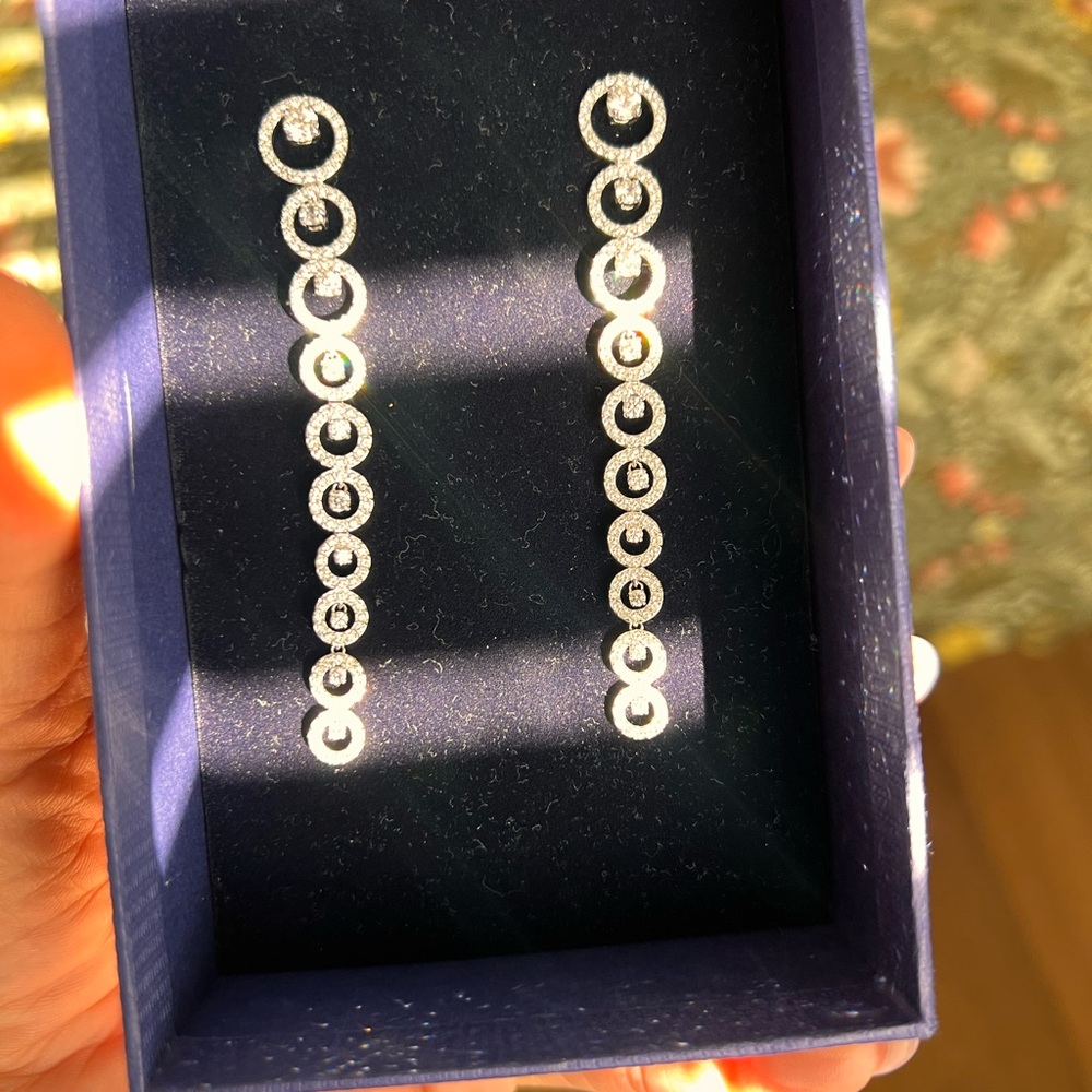 Elegant Silver Drop Earrings